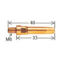 溶接チップ ダイヘン DAIHEN CO2溶接用チップ(Aチップ) 10本入り 1.2mm*40mm K980C32【適格請求書発行事業者】