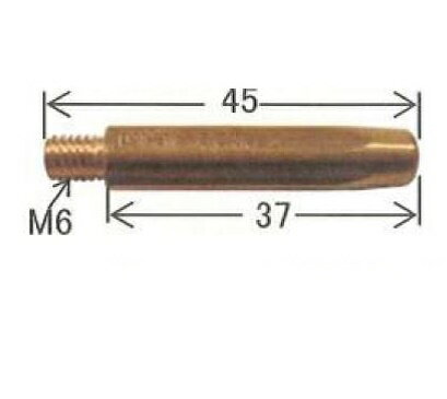 Rakuten - 溶接チップ ダイヘン DAIHEN CO2溶接用チップ（アルミ用MIGチップ）10本入り 1.0mm*45mm K980C36