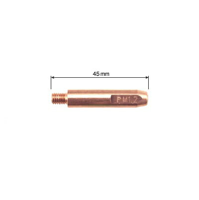 パナソニック CO2溶接チップ MIGチップ45mmです。 【特長】 標準アークはもちろんのことパルス溶接に最適です。 高使用率・高温の溶接に最適です。 【用途】 アルミニウム専用チップ。幅広い溶接に対応しています。 【ネコポス便につきまして】 他商品との同時購入等、商品がネコポス便に入らない場合は通常配送の送料（800円）に変更させていただきますので予めご了承ください。 また、「ネコポス便」ご利用の場合はあす楽対象外となりますので予めご了承ください。この商品もおすすめCO2チップ パナソニック Panasonic 溶接チップ Bチップ 10本入り 45mm 高耐熱性CO2チップ パナソニック Panasonic 溶接チップ Z2チップ 10本入り 45mmCO2チップ パナソニック Panasonic 溶接チップ Rチップ 45mm 10本入CO2チップ パナソニック Panasonic 溶接チップ Bチップ 10本入り 40mm 高耐熱性