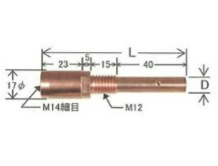 Rakuten - ダイヘン CO2溶接用チップボディ 2個入り U2437H07