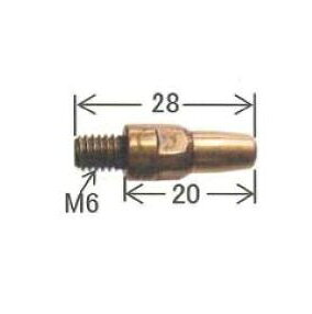 Rakuten - 溶接チップ ダイヘン DAIHEN CO2溶接用チップ（短チップ）100本入り 0.9mm*28mm U5028T09