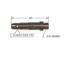 ダイヘン TIG溶接用コレットボディ 1.0mm 高耐久性 5個入り H1168H10【適格請求書発行事業者】