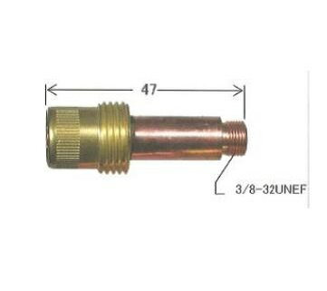 ダイヘン TIG溶接用コレットボディ 2.4mm ガスレンズ用 1個入り H21B53