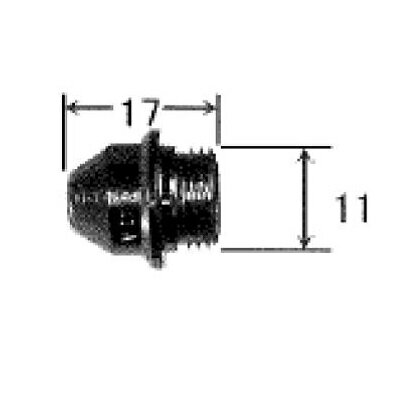 プラズマ切断チップ プラズマチップ ダイヘン DAIHEN エアプラズマ切断用チップ H839K02 50A 10個