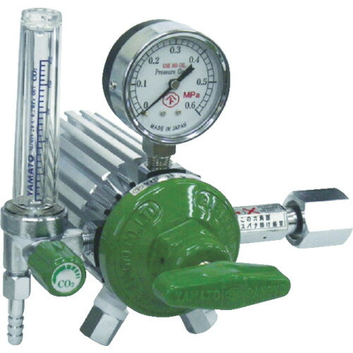 調整器 ガス調整器 ヤマト産業 フィン付圧力調整器 炭酸ガス用 YC-1F