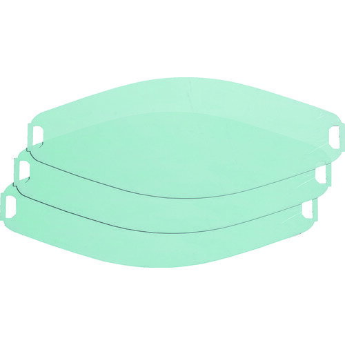 スズキッド 液晶式自動遮光溶接面 アイボーグ180 EB-300PW EB-300PWD用外側カバープレート 1袋3枚入り ..