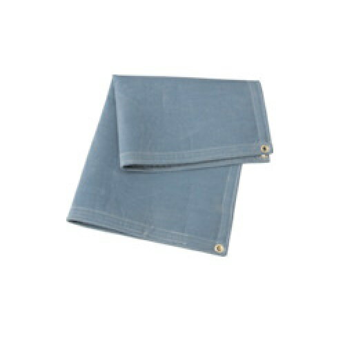 【特長】 片面特殊難燃樹脂をコーティングし、火花のはじきが良く、裏面のノンコーティング面は水を吸い込み安全面が向上しました。 シートの4号・6号に縫いつなぎはありません。 火花・ノロをはじく（表面）・付着（裏面）兼用タイプです。 ノンアスベスト・ノンRCFで安全です。 耐久性が一段とアップしました。 【用途】 溶接作業現場での火花、溶断ノロの養生シートとして。 【仕様・規格】 JIS A1323 A種合格第02A1158号 厚さ：2.5mm ハトメ付 種別：6号 ハトメ数：20 幅(mm)：1920 ハトメピッチ(mm)A：470 長さ(mm)：2920 ハトメピッチ(mm)B：480 厚さ(mm)：2.5 【注意事項】 砥石切断機の火花飛散防止にはご使用になれません。