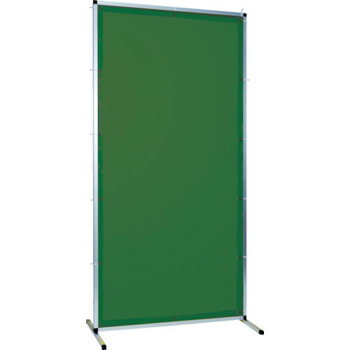 Rakuten - 遮光フェンス トラスコ （TRUSCO） 小型溶接遮光フェンス 深緑 単体型・アルミ製 固定足タイプ TYAF-2020-DG