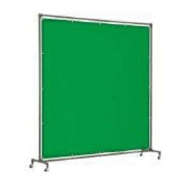 Rakuten - 遮光フェンス トラスコ 溶接遮光フェンス 接続型 キャスター式 緑 （1000mm×1500mm） 遮光カーテン YF1015S-GN
