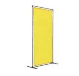 トラスコ （TRUSCO） 溶接遮光フェンス 単体型 固定足 黄 （1500mm×1500mm） YF1515K-Y