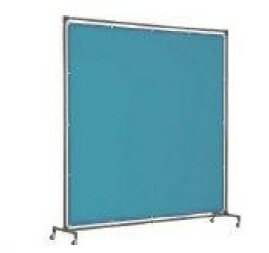 Rakuten - 遮光フェンス トラスコ 溶接遮光フェンス 単体型 キャスター式 青 （2000mm×1500mm） 遮光カーテン YF2015-B