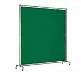 トラスコ （TRUSCO） 溶接遮光フェンス 接続型 キャスター式 深緑 （1000mm×2000mm） YFBS-DG
