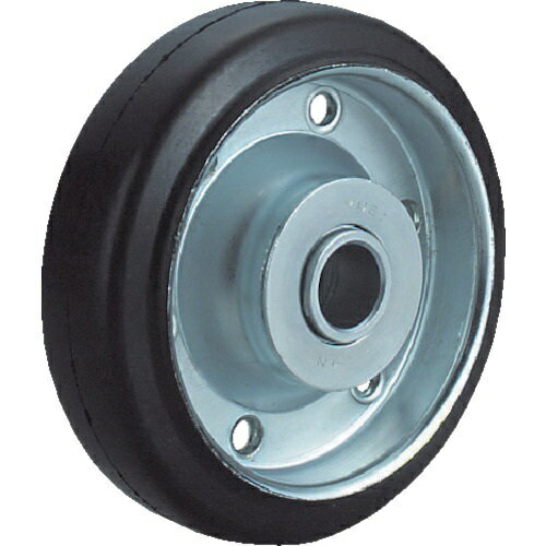 Rakuten - ユーエイ プレス製ゴムキャスター Jシリーズ用交換車輪 W-200 キャスター プレート式ゴム車