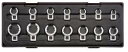 JTC 14PCS オフセットクローフットレンチセット JTC6145 送料無料 メーカー直送