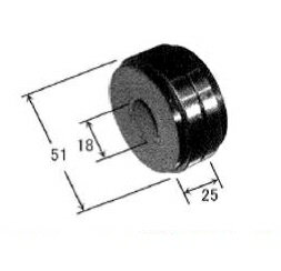 ダイヘン　ソリッドワイヤ用送給ロール（1.6mm）　K183B26です。高品質溶接を実現するダイヘン純正部品です。適用する送給装置：WD-71