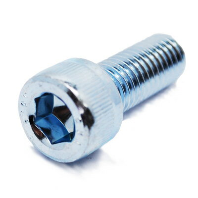 ユニクロメッキ 六角穴付ボルト キャップスクリュー M4 P0.7 SCM435 全ねじ 500本入 インボイス制度対..