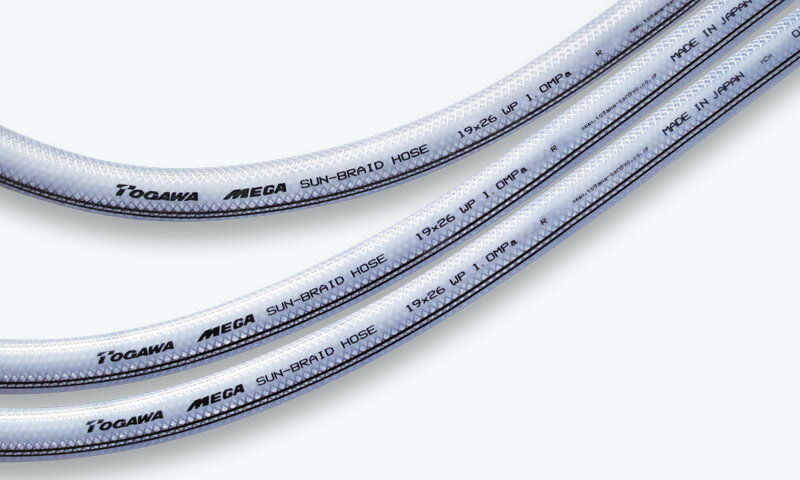 十川産業 MEGAサンブレーホース 糸入りホース 内径4mm 外径9mm 20M巻 SB-4-20 