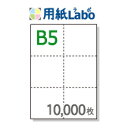 B5 ミシン目入り用紙 6分割【B5 6分割(6面)白紙 ミシン目はマイクロミシン 10,000枚】B5 ミシン目入りコピー用紙 ミシン目用紙・ミシン目入り用紙...