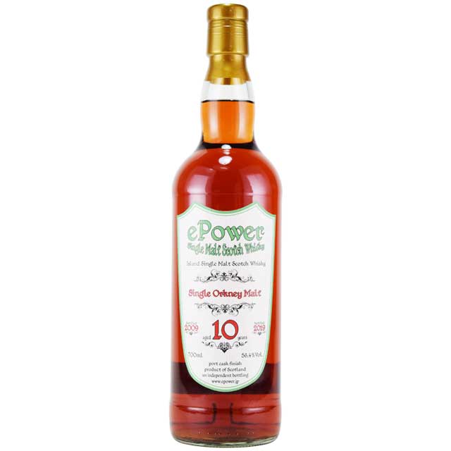 【レーズン、トゥニーポート、フルーツコンポート】オークニー　2009　10年　イーパワー　56.4％　700ml