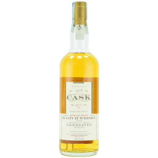 【オールドボトル】グレンリベット 1978 18年 G&Mカスクストレングス 60.2% 700ml 【オールドボトル】グレンリベット 1978 18年 G&Mカスクストレングス 60.2% 700ml