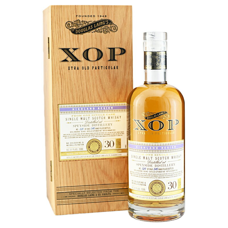 スペイサイド　1991　30年　XOP　51.1％　700ml