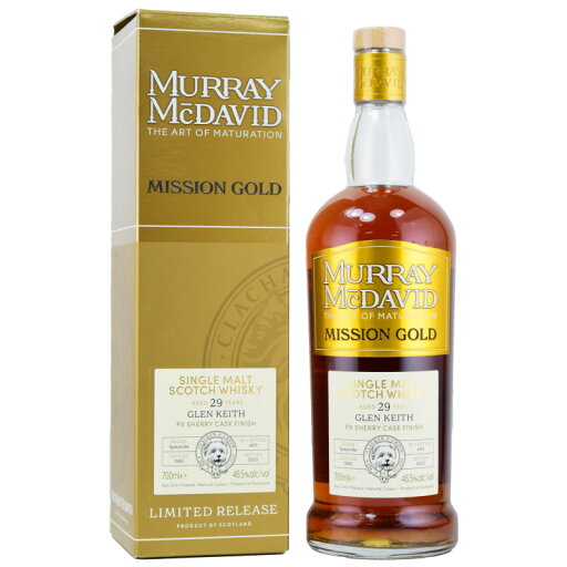 【PXシェリー樽★クリーミー、フルーツ、チョコレート、甘いモカ】グレンキース 1993 29年 マーレイマクダヴィッド 46.5% 700ml 【PXシェリー樽★クリーミー、フルーツ、チョコレート、甘いモカ】グレンキース 1993 29年 マーレイマクダヴィッド 46.5% 700ml