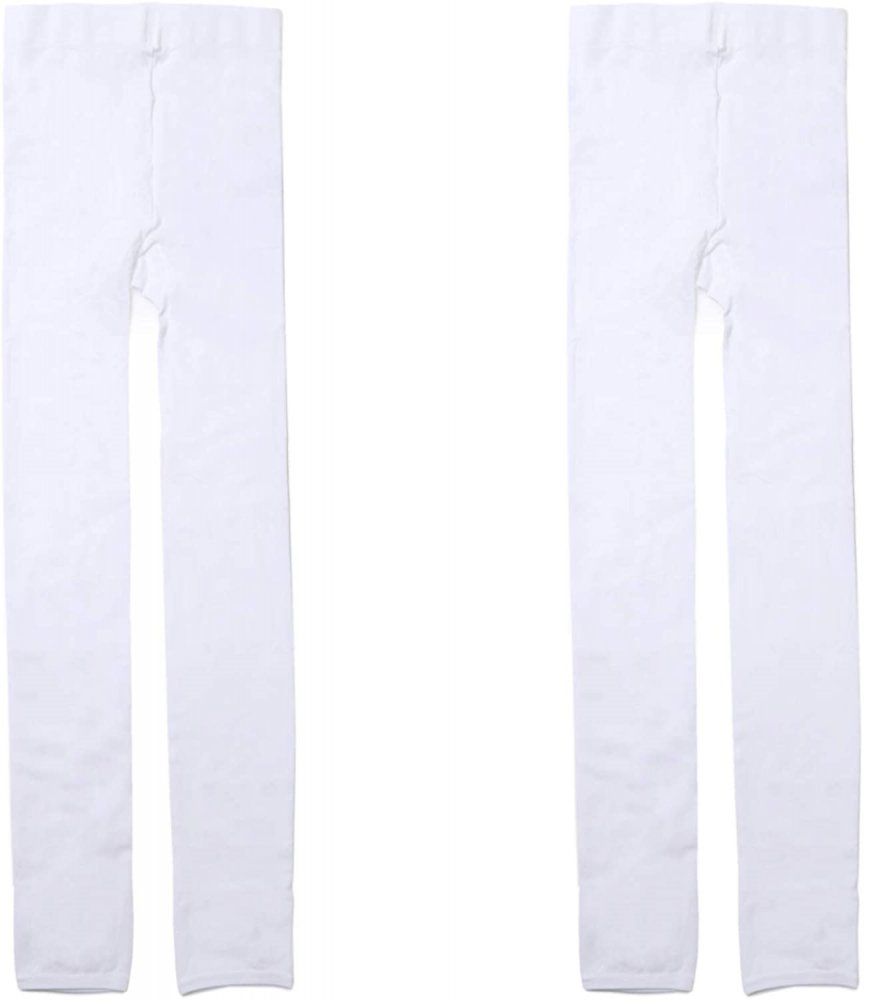 2足セット メンズ トレンカ 型 ストッキング タイツ (白（ホワイト）, Free Size)