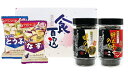 食百選 味海苔2本・アマノフーズ フリーズドライお味噌汁2食詰合せ 結婚、出産内祝い 快気祝い 仏事のお返し ギフトタオルセット