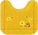 センコー となりのトトロ 花のバス停 トイレマット イエロー 約58×60cm ねこバス 【御祝 内祝 ギフト プレゼント 贈り物 ブランド】