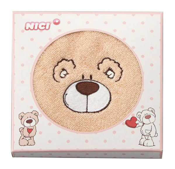 乐天商城 - 「 NICI (ニキ) 」 ラブベア タオルハンカチ ×1 (25×25cm) 箱入り プレゼント 入園祝い　化粧箱入 化粧箱入 【御祝 内祝 ギフト　プレゼント 贈り物　ブランド】