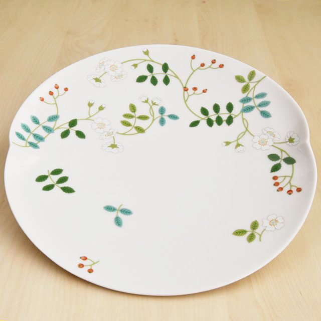 香蘭社 スイートローズ　24.5cmプレート　W1329－JSA10　化粧箱