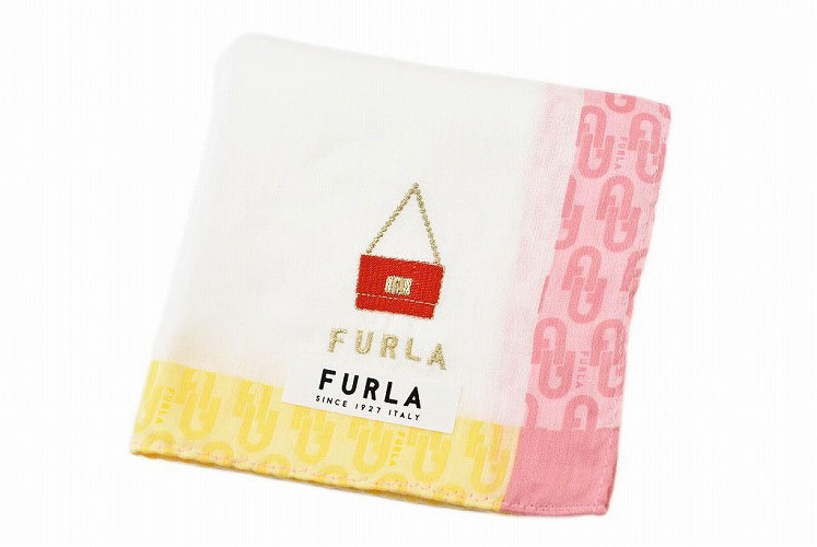 FURLA フルラ ハンカチ ハンカチーフ スカーフ レディース 婦人 ブランドハンカチ オフィス フォーマル