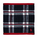 RALPH LAUREN ラルフローレン ミニタオル タオルハンカチ クランチェック ネイビー 誕生日 プレゼント