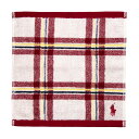 RALPH LAUREN ラルフローレン ミニタオル タオルハンカチ クランチェック ホワイト 誕生日 プレゼント