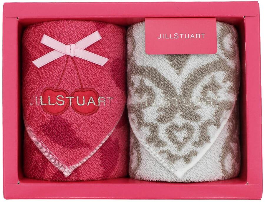 ジルスチュアート　タオル美術館 JILLSTUART タオルギフトセット ピンク ホワイト タオルハンカチ 58-3159100【御祝 内祝 ギフト　プレゼント 贈り物　ブランド】