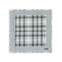 ダックス『DAKS』フレーム タオルハンカチ グレー父の日