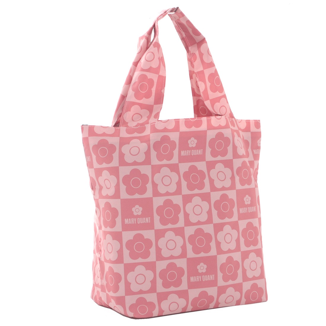 マリークヮント　洗える　エコバッグ/マイバッグ（大）デイジー　ピンク　【MARY QUANT　マリークワント　マリクワ】