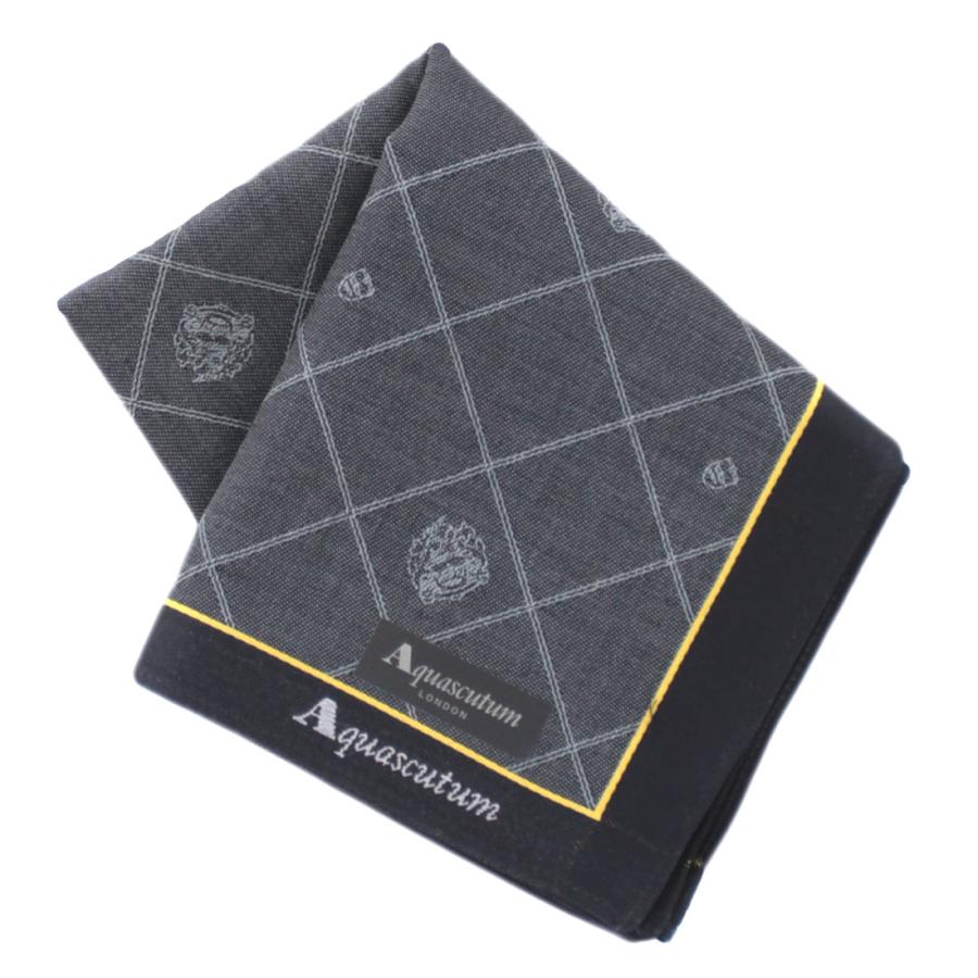 アクアスキュータムメンズ ハンカチ　Aquascutum ブランド ハンカチ メンズ プレゼント ギフト 贈り物 ブランド