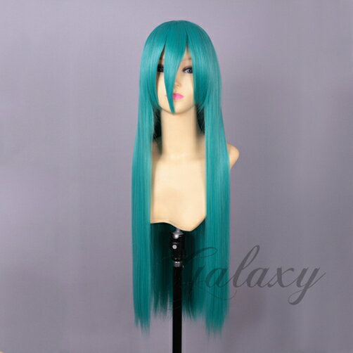 ウィッグ ストレート ロング グリーン グリーン系 耐熱 フルウィッグ wig y07s-48s(y07s-48s)