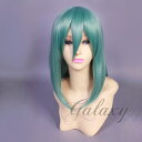 ウィッグ ストレート セミロング グリーン グリーン系 耐熱 フルウィッグ wig y06s-47s(y06s-47s)