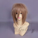 ウィッグ 外ハネ ショート ブラウン ブラウン系 耐熱 フルウィッグ wig y04s-58s(y04s-58s)