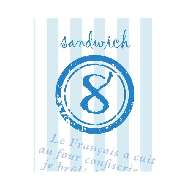 パン・お菓子 パン ラベル シール　8slices　SMラベル　HV-104　1シート20枚付　1袋500枚入【メール便O..