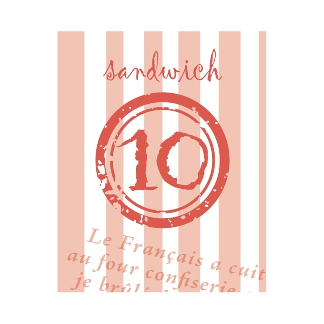 パン・お菓子 パン ラベル シール　10slices　SMラベル　HV-106　1シート20枚付　1袋500枚入【メール便..