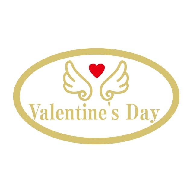 樂天商城 - 催事 バレンタインデー ラベル シール　Valentine’’sDay　SMラベル　2H-3　1シート16枚付　1袋400枚入【メール便OK】
