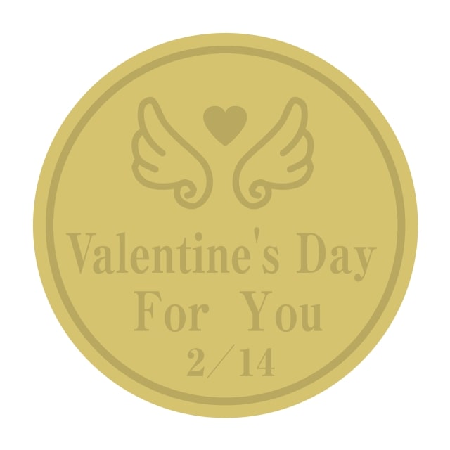 樂天商城 - 催事 バレンタインデー ラベル シール　Valentine’’sDay For You　SMラベル　2H-6　1シート8枚付　1袋200枚入【メール便OK】