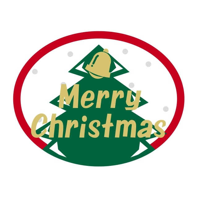 樂天商城 - 催事 クリスマス ラベル シール　MerryChristmas　SMラベル　2H-33　1シート12枚付　1袋300枚入【メール便OK】