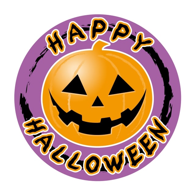 樂天商城 - 【メール便OK】ハロウィン ラベル シール HAPPY HALLOWEEN 750枚入 GY-63 SMラベル