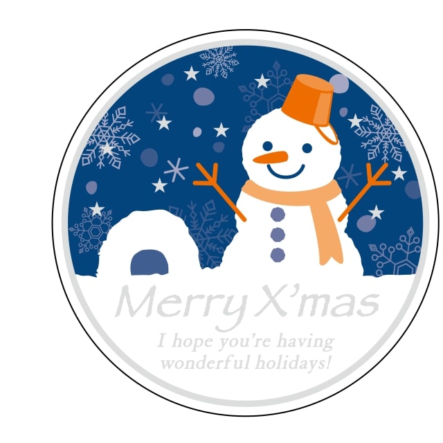 樂天商城 - 催事 クリスマス ラベル シール　Merry Xmas　SMラベル　GY-191　1シート10枚付　1袋500枚入【メール便OK】