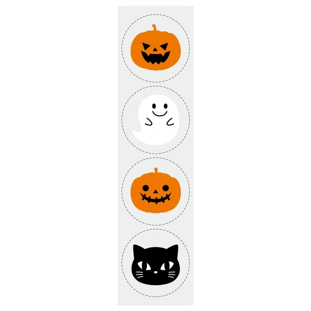 ハロウィンラベルシール320枚入カ...