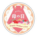 催事 母の日 ラベル シール 母の日 ありがとう SMラベル GY-234 1シート10枚付 1袋500枚入【メール便OK】